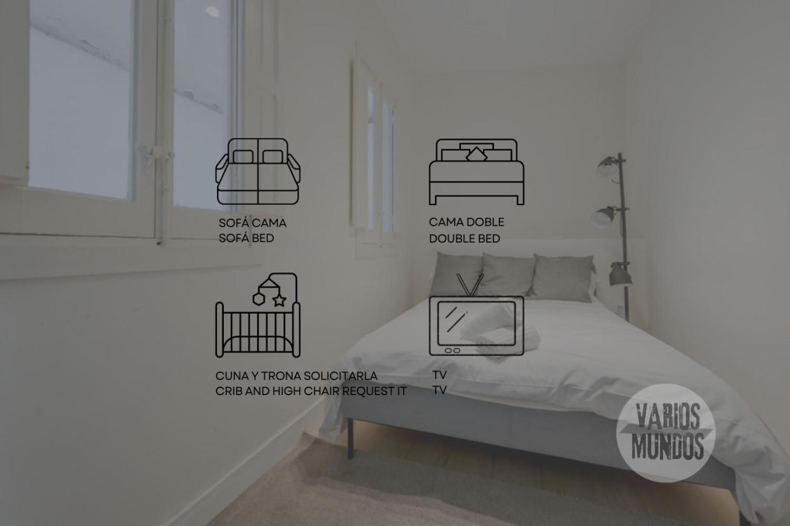 Apartament Nuevo Apt Para 7 Pax En Malasana - Gran Via E1 Madryt Zewnętrze zdjęcie